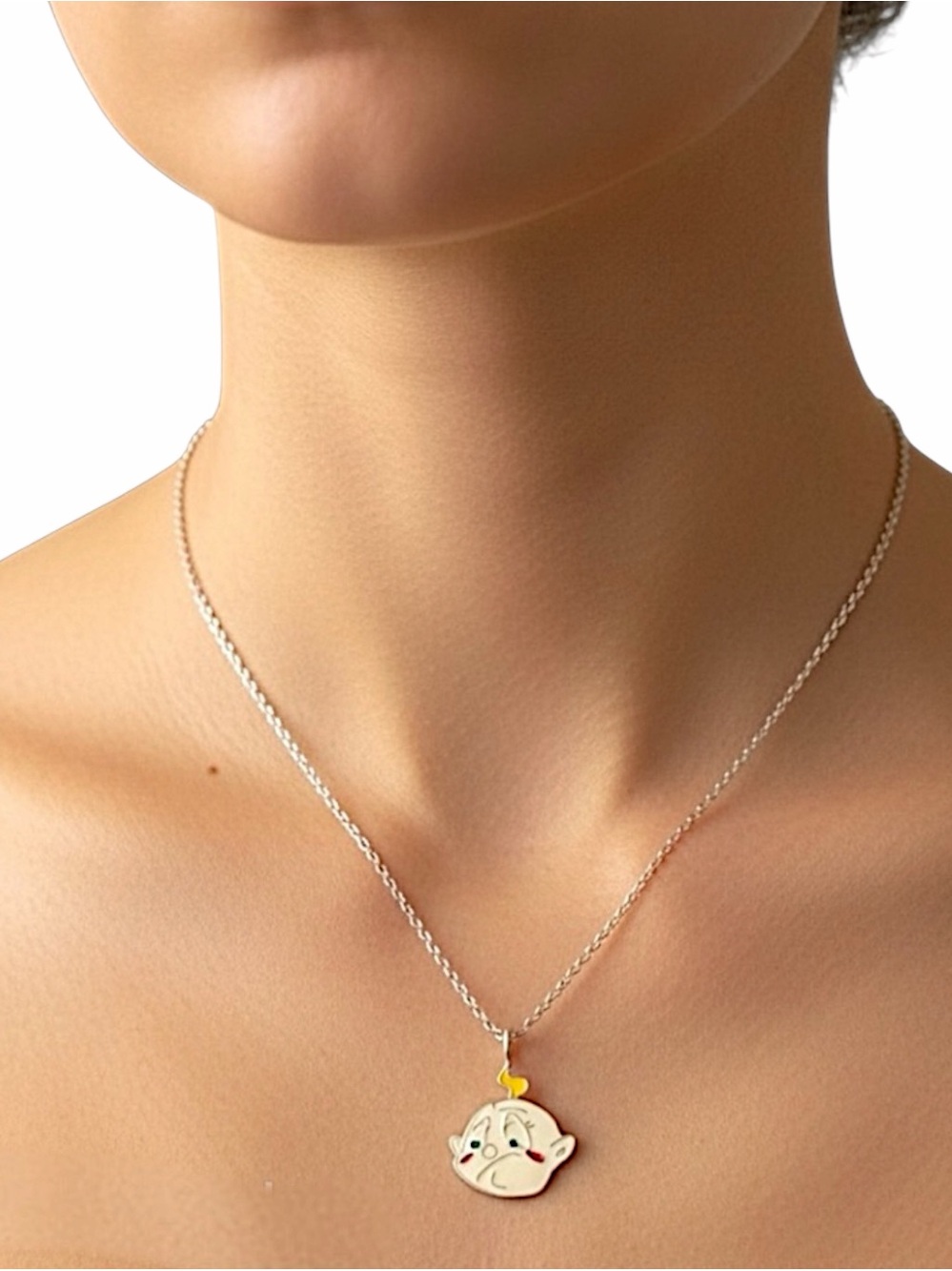 Dior Vintage Cry Baby Silver 925 Necklace John Galliano J’adore Y2K